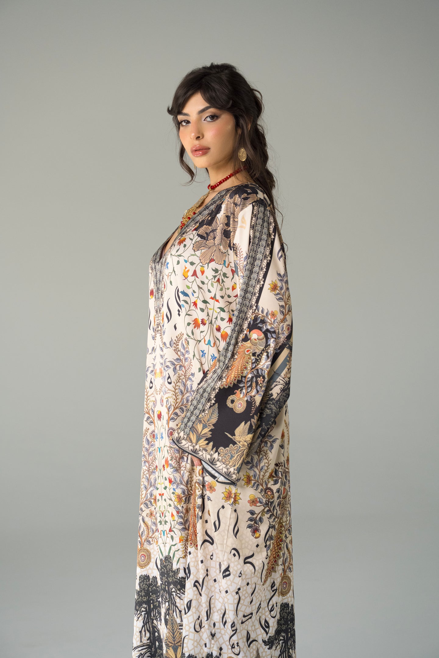 Isfahan - Silky Beige Kaftan